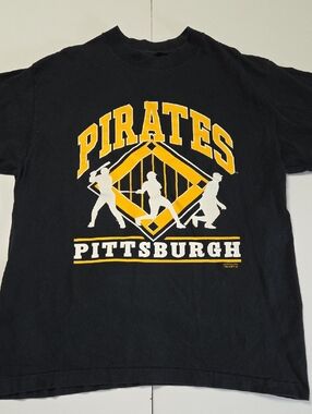Pittsburgh Pirates Black Short Sleeve T-Shirt